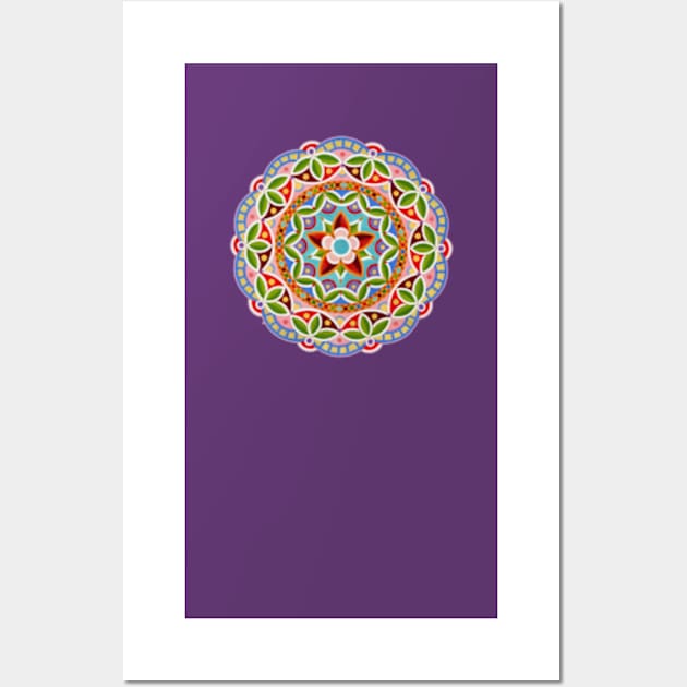 Fiesta Mandala Wall Art by PatriciaSheaArt